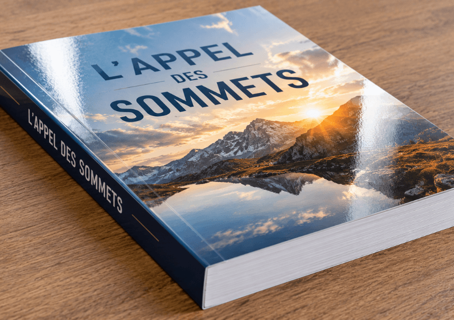 Livre imprimé avec reliure dos carré collé et couverture avec pelliculage brillant
